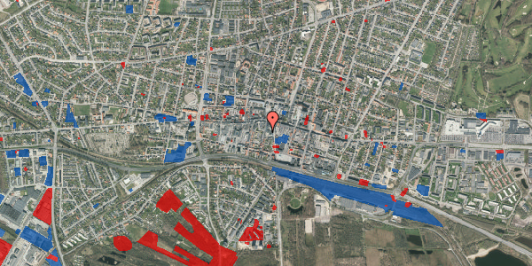 Jordforureningskort på Mindegade 1C, 7400 Herning