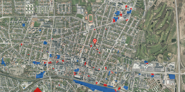 Jordforureningskort på Monradsgade 12, st. 1, 7400 Herning