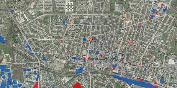 Jordforureningskort på Møllegade 19, 7400 Herning