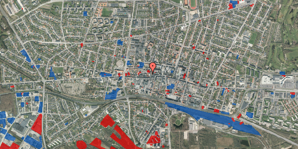 Jordforureningskort på Skolegade 1, 7400 Herning