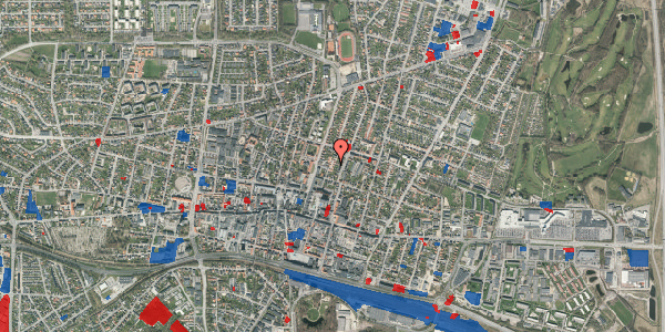 Jordforureningskort på Th. Nielsens Gade 11K, 7400 Herning