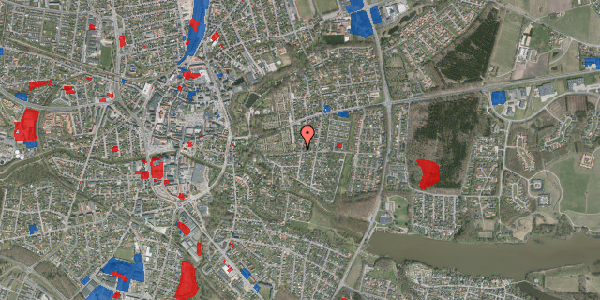 Jordforureningskort på Elme Alle 16, 7500 Holstebro