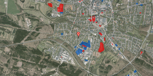 Jordforureningskort på Kroghsvej 9, 7500 Holstebro