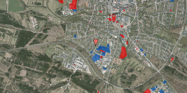 Jordforureningskort på Kroghsvej 21, 7500 Holstebro