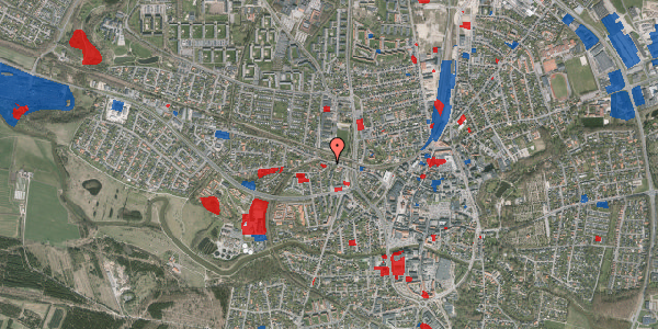 Jordforureningskort på Lemvigvej 1, 7500 Holstebro