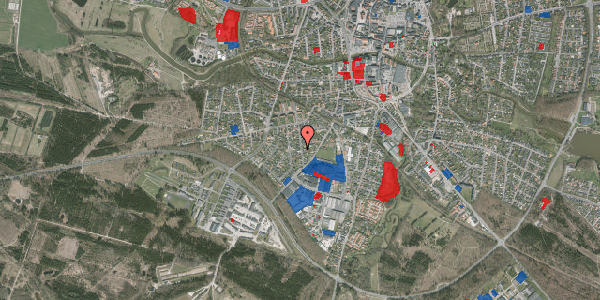 Jordforureningskort på Ryesvej 14, 7500 Holstebro