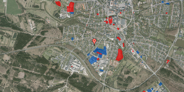 Jordforureningskort på Ryesvej 16, 7500 Holstebro