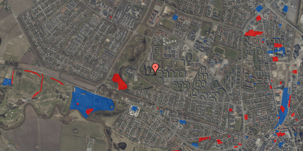 Jordforureningskort på Skjoldgården 22, 1. th, 7500 Holstebro