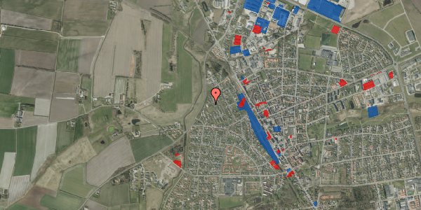 Jordforureningskort på Kastanievej 11, 6900 Skjern