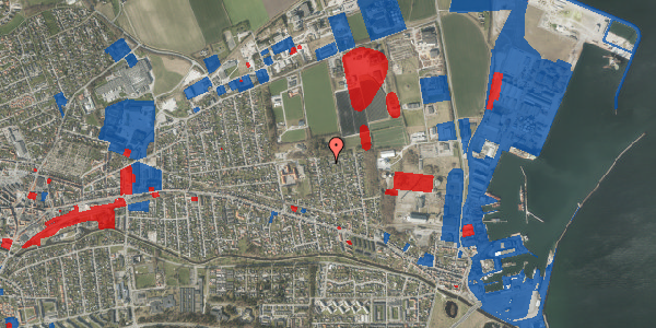 Jordforureningskort på Sandbakkevej 51, 8500 Grenaa