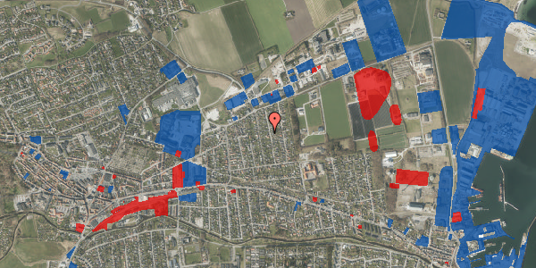 Jordforureningskort på Thorsvej 13, 8500 Grenaa