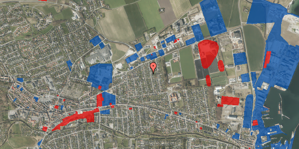 Jordforureningskort på Thorsvej 15, 8500 Grenaa