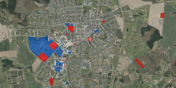 Jordforureningskort på Egevej 6, 8450 Hammel