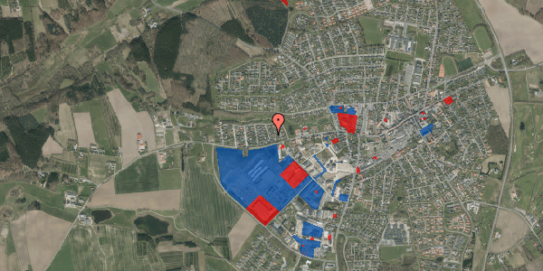 Jordforureningskort på Møllevangen 27, 8450 Hammel