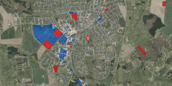 Jordforureningskort på Rolighedsvej 19, 8450 Hammel