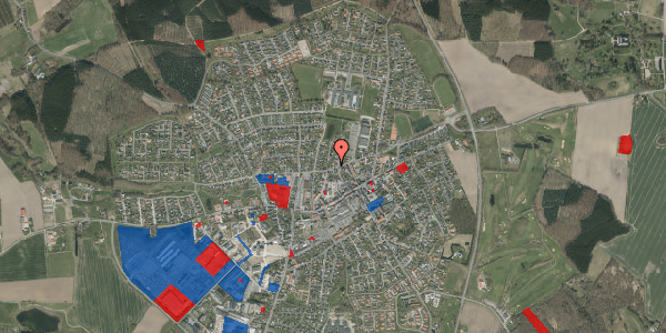 Jordforureningskort på Tilemannsvej 20, 8450 Hammel