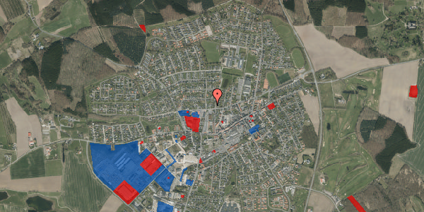 Jordforureningskort på Tilemannsvej 30, 8450 Hammel