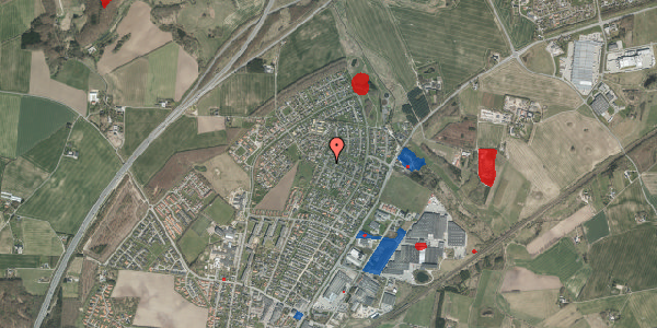 Jordforureningskort på Hybenvænget 38, 8362 Hørning