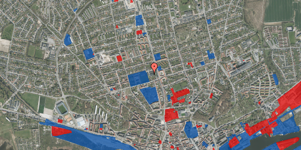 Jordforureningskort på Brynhildsvej 33, st. 13, 8920 Randers NV