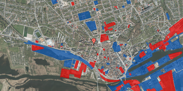 Jordforureningskort på Danmarksgade 1A, 3. th, 8900 Randers C