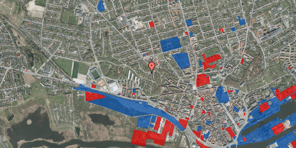 Jordforureningskort på Egevangen 3, 8900 Randers C