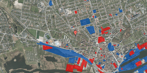 Jordforureningskort på Egevangen 5, 8900 Randers C