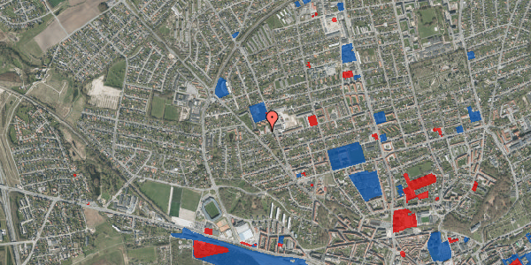 Jordforureningskort på Hildursvej 1, 2. tv, 8920 Randers NV