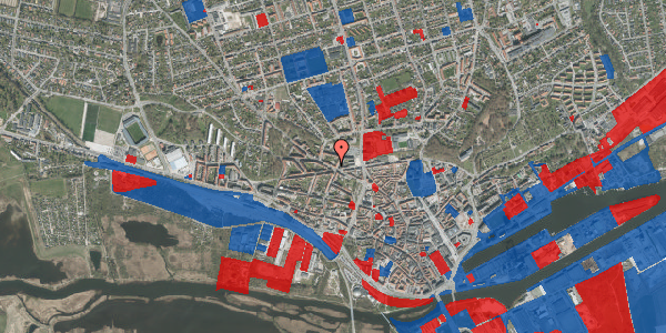 Jordforureningskort på Hobrovej 14A, 1. th, 8900 Randers C