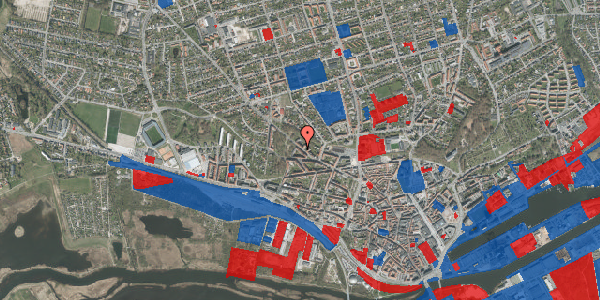 Jordforureningskort på Hobrovej 35, 3. th, 8900 Randers C