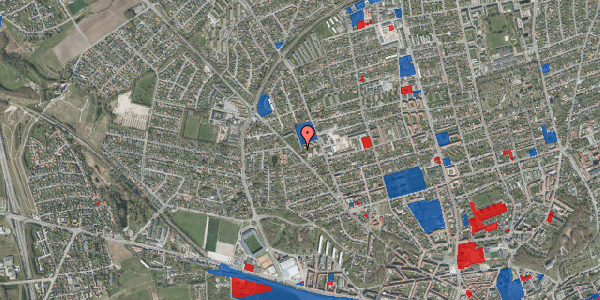 Jordforureningskort på Hobrovej 108A, 1. th, 8920 Randers NV