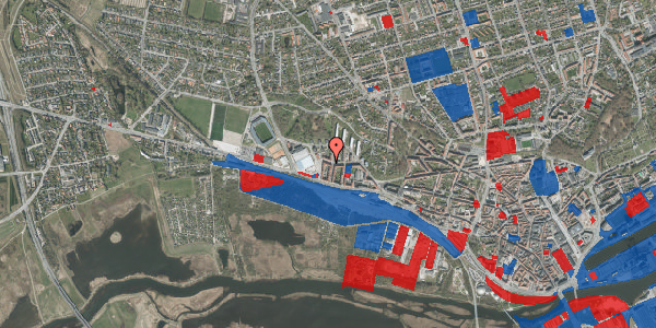 Jordforureningskort på Jyllandsgade 17, 3. th, 8900 Randers C