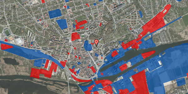 Jordforureningskort på Kasernevej 3A, 1. th, 8900 Randers C