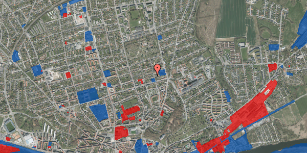 Jordforureningskort på Kærsangervej 1, 8930 Randers NØ