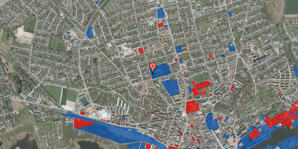 Jordforureningskort på Nyvej 32, 1. th, 8920 Randers NV