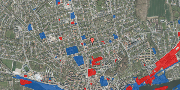 Jordforureningskort på Nørre Alle 14, 8930 Randers NØ