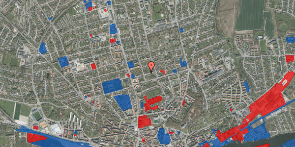 Jordforureningskort på Nørre Alle 21, 8930 Randers NØ