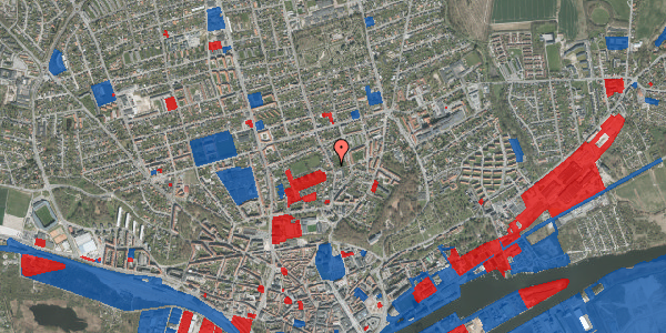 Jordforureningskort på Nørrebrogade 22, 1. tv, 8900 Randers C