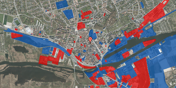 Jordforureningskort på Rådhustorvet 6, st. th, 8900 Randers C