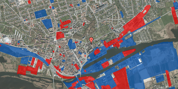 Jordforureningskort på Tøjhushavevej 3A, 1. th, 8900 Randers C