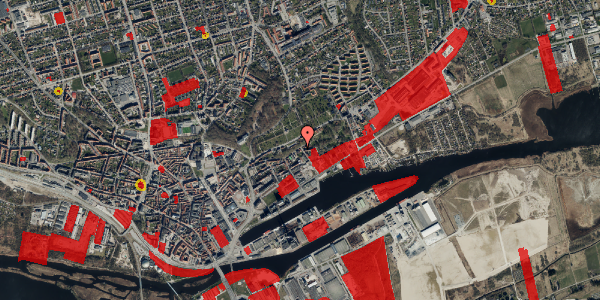 Jordforureningskort på Tøjhushavevej 34, st. th, 8900 Randers C