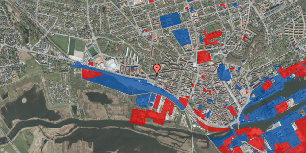 Jordforureningskort på Vilh. Thomsens Plads 8, 1. th, 8900 Randers C