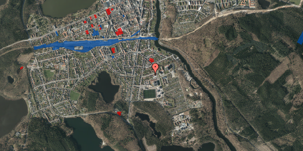 Jordforureningskort på Aldersrovej 5, 8600 Silkeborg