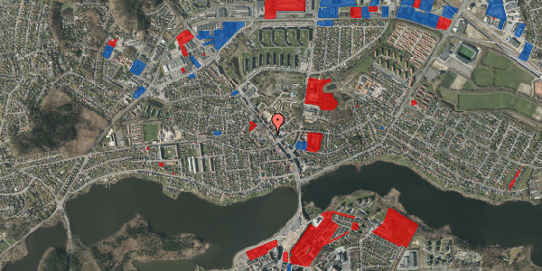 Jordforureningskort på Borgergade 43, 1. tv, 8600 Silkeborg