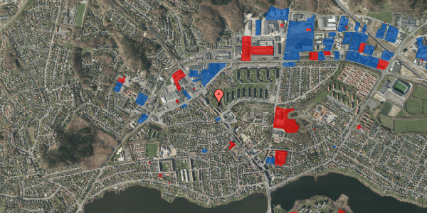 Jordforureningskort på Borgergade 98, 8600 Silkeborg