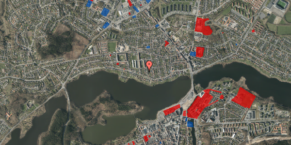 Jordforureningskort på Jyllandsgade 1, 8600 Silkeborg