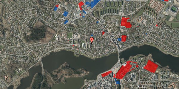 Jordforureningskort på Jyllandsgade 17, 1. tv, 8600 Silkeborg