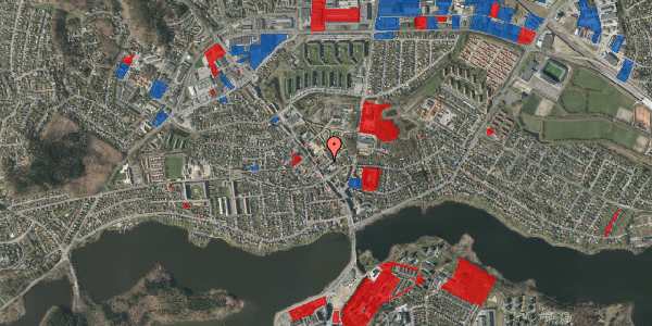 Jordforureningskort på Rosengade 1A, 8600 Silkeborg