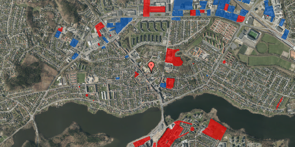 Jordforureningskort på Rosengade 1H, 8600 Silkeborg