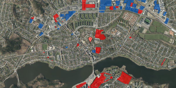 Jordforureningskort på Rosengade 9, 8600 Silkeborg