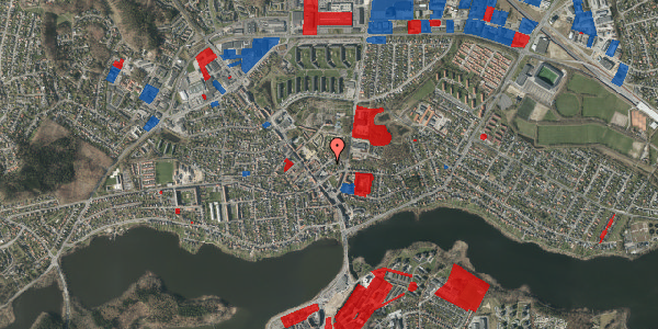 Jordforureningskort på Rosengade 12, 8600 Silkeborg